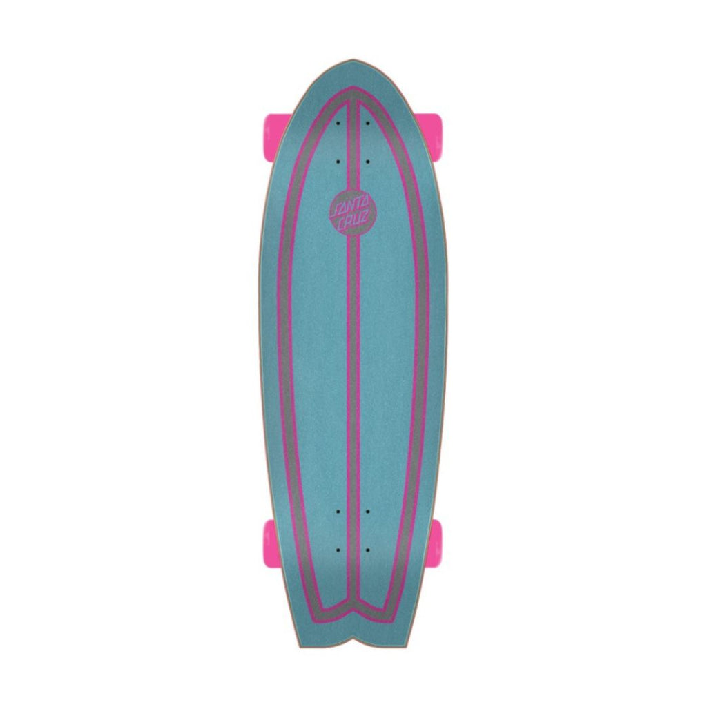 Prismatic Dot Shark 8.8" x 27" Cruzer Skateboard