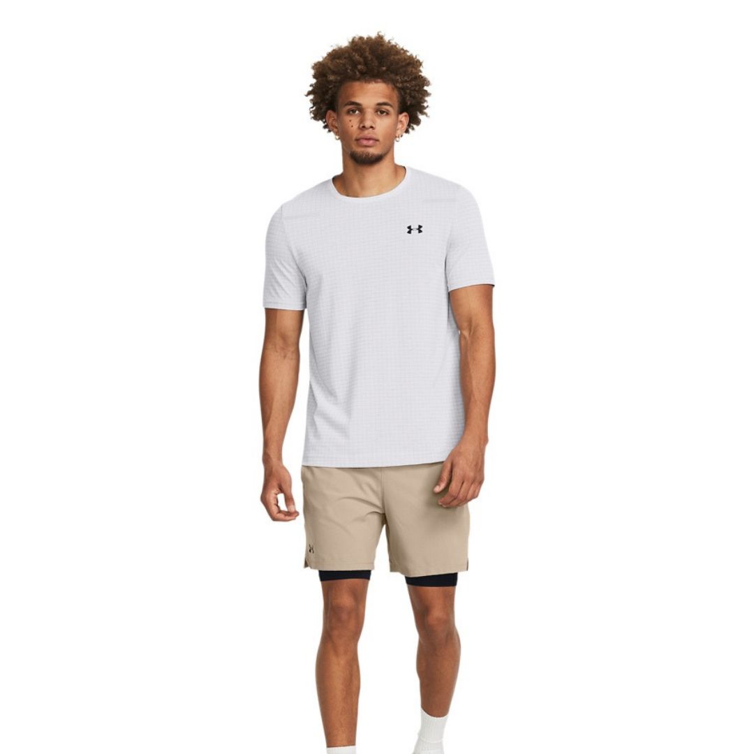 UA Vanish Seamless Grid Short Sleeve