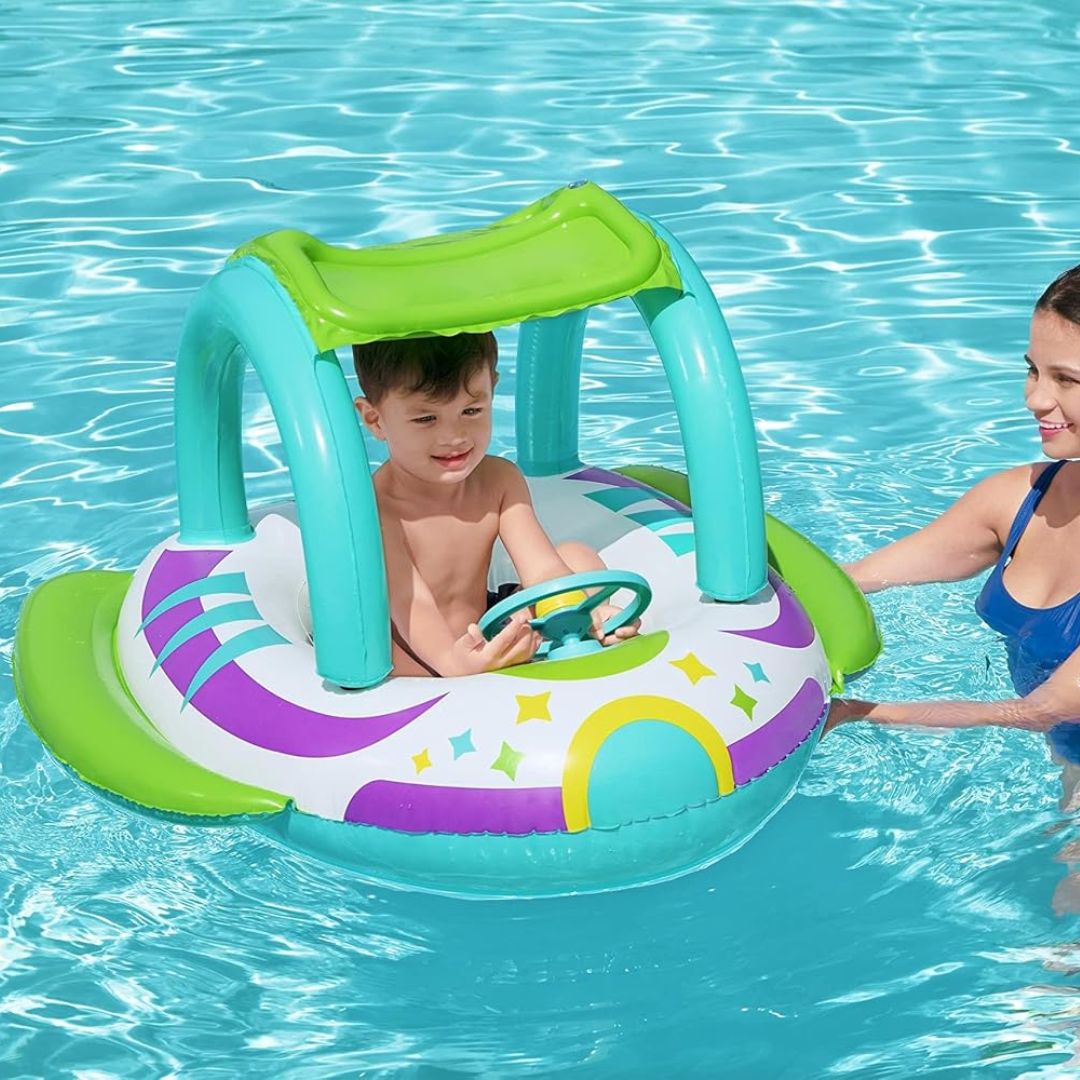 Space Splash Shaded Baby Boat 1.07m x 1.12m