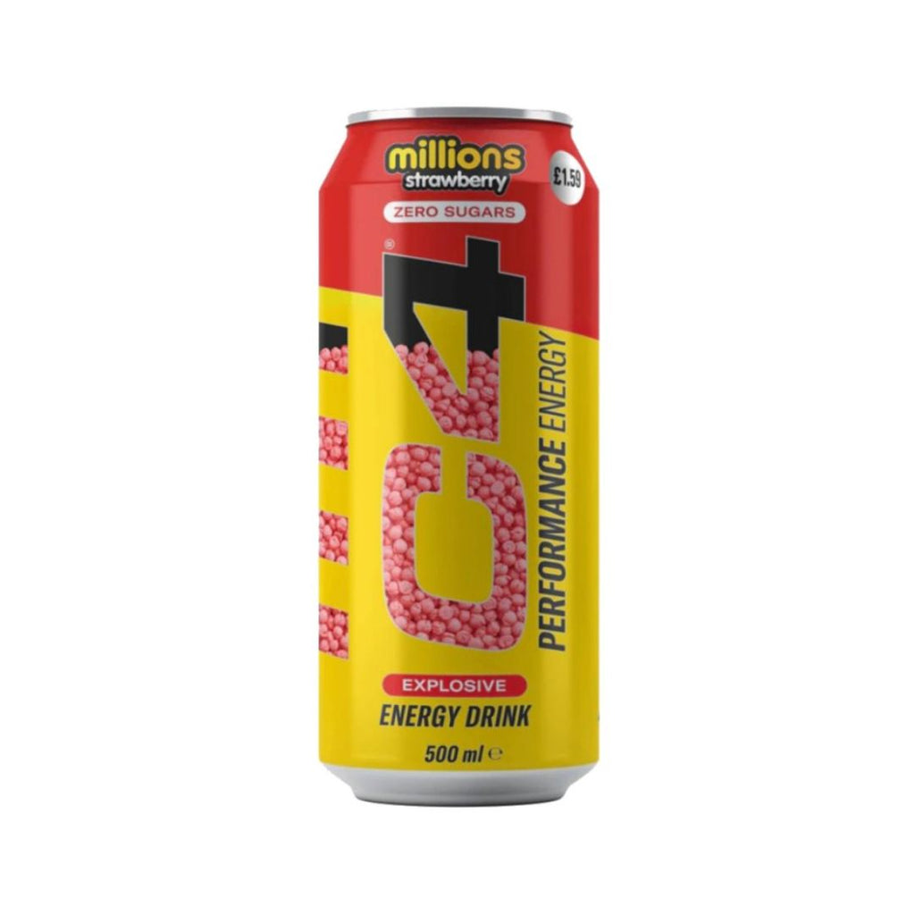 C4 Energy Drink - 500 ml millions strawberry