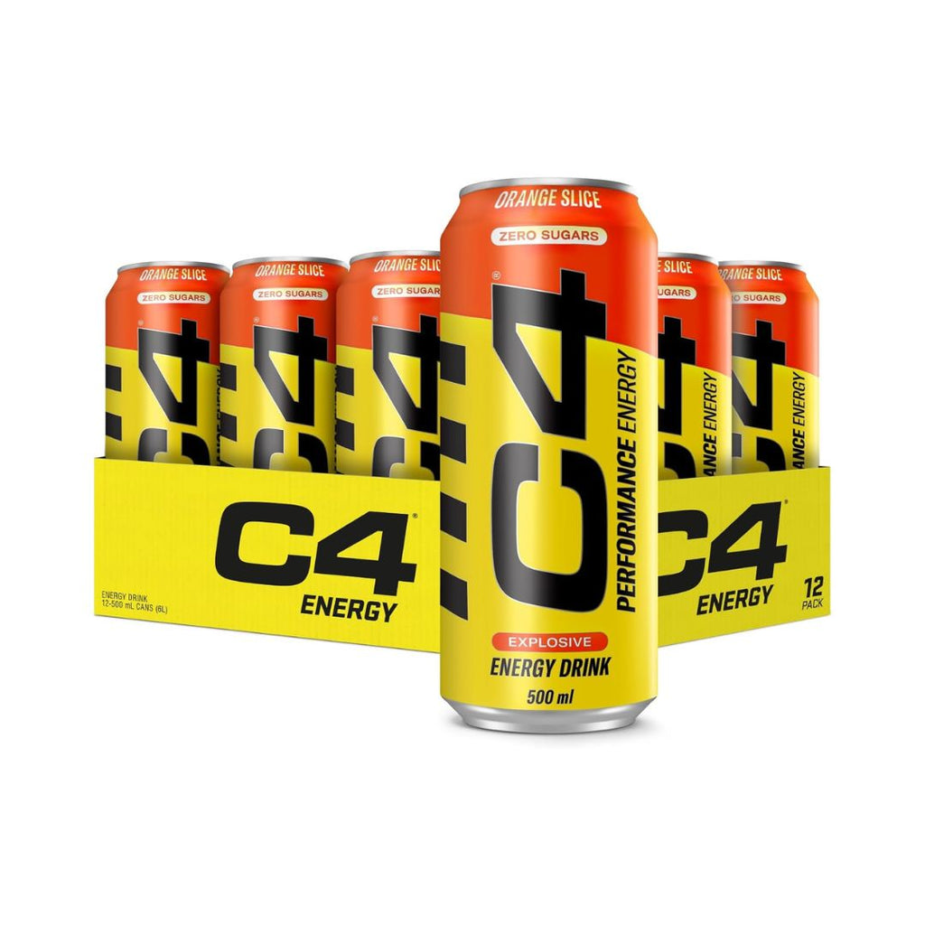 C4 Energy Drink 500 Ml Orange Silce