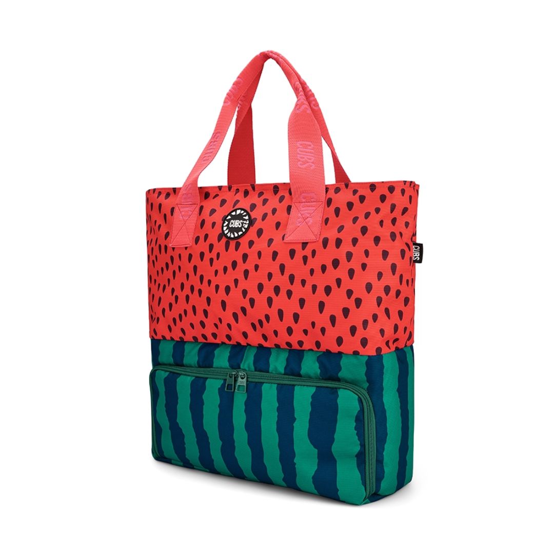Red Watermelon Seeds Tote Cooler 41 L