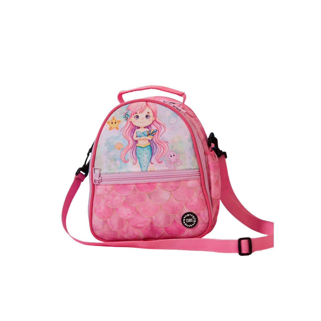 Mermaid Purple Hair Lunch Bag