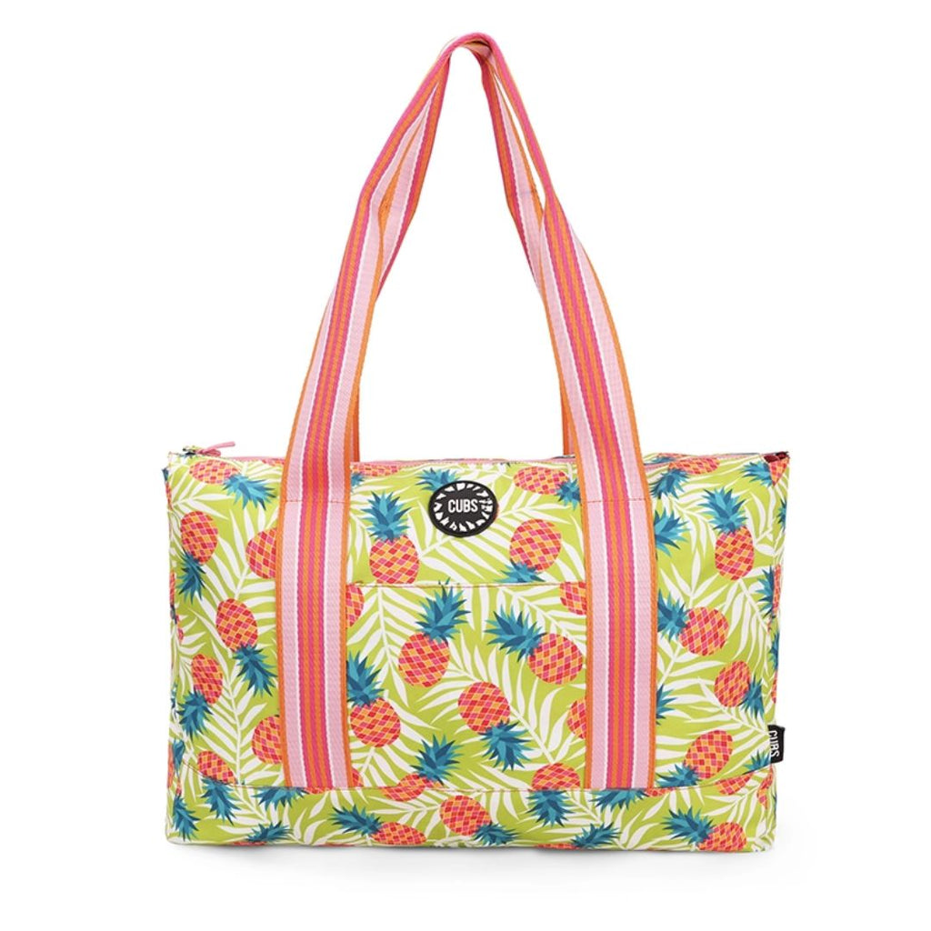 Flamingos and Pineapples Double Face Tote Bag 19 L