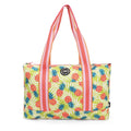 Flamingos and Pineapples Double Face Tote Bag 19 L