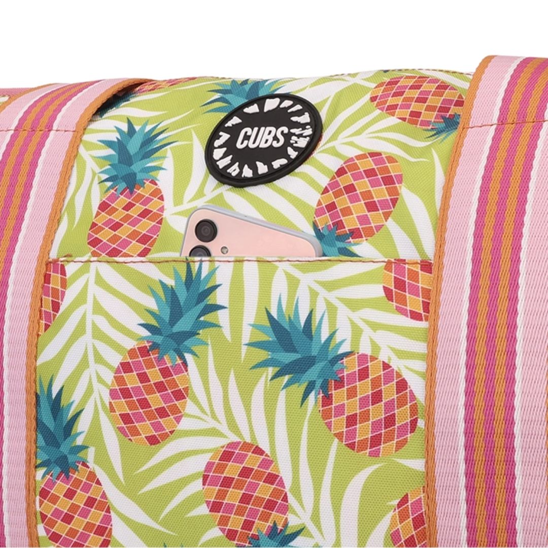 Flamingos and Pineapples Double Face Tote Bag 19 L