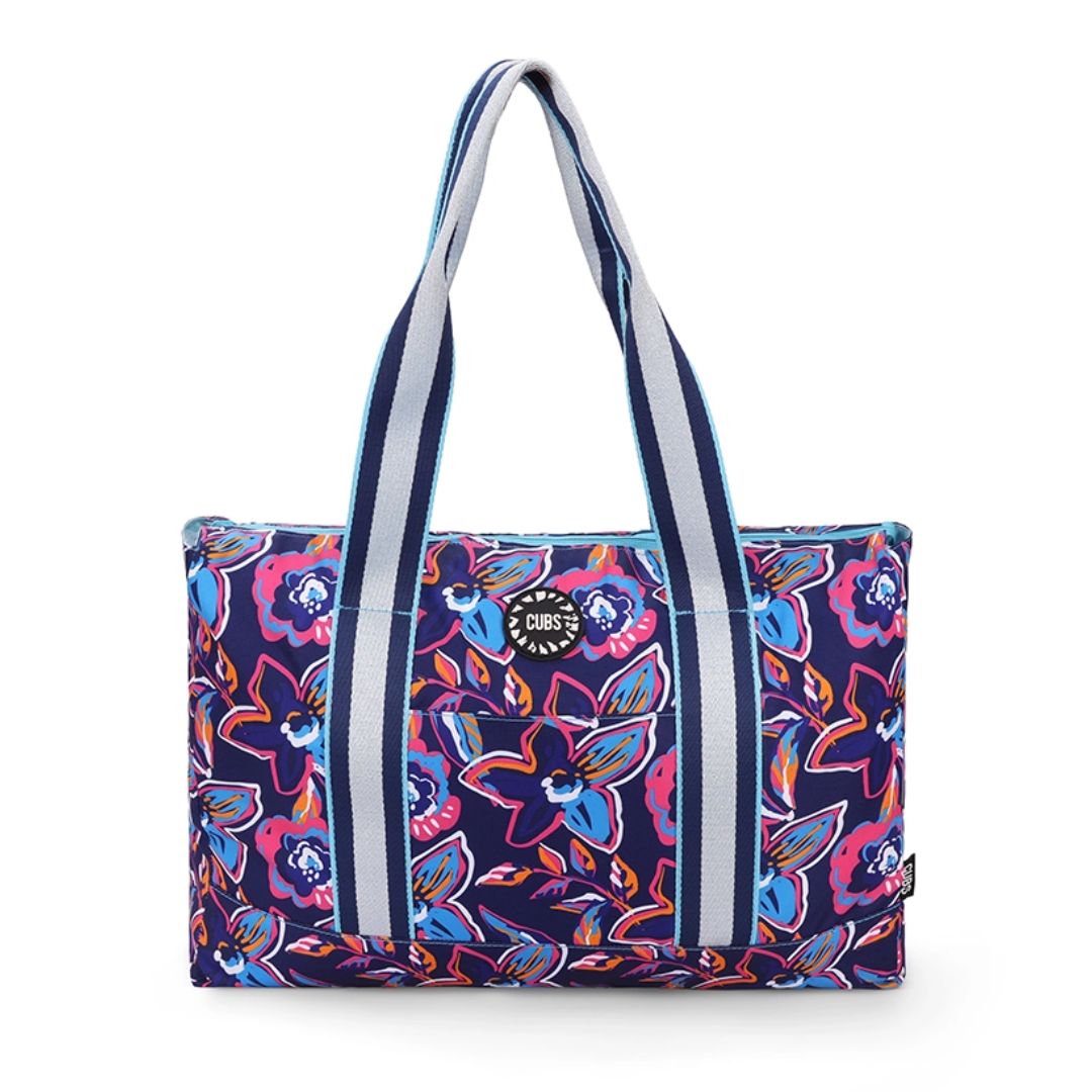 Stars and Flowers Double Face Tote Bag 19 L