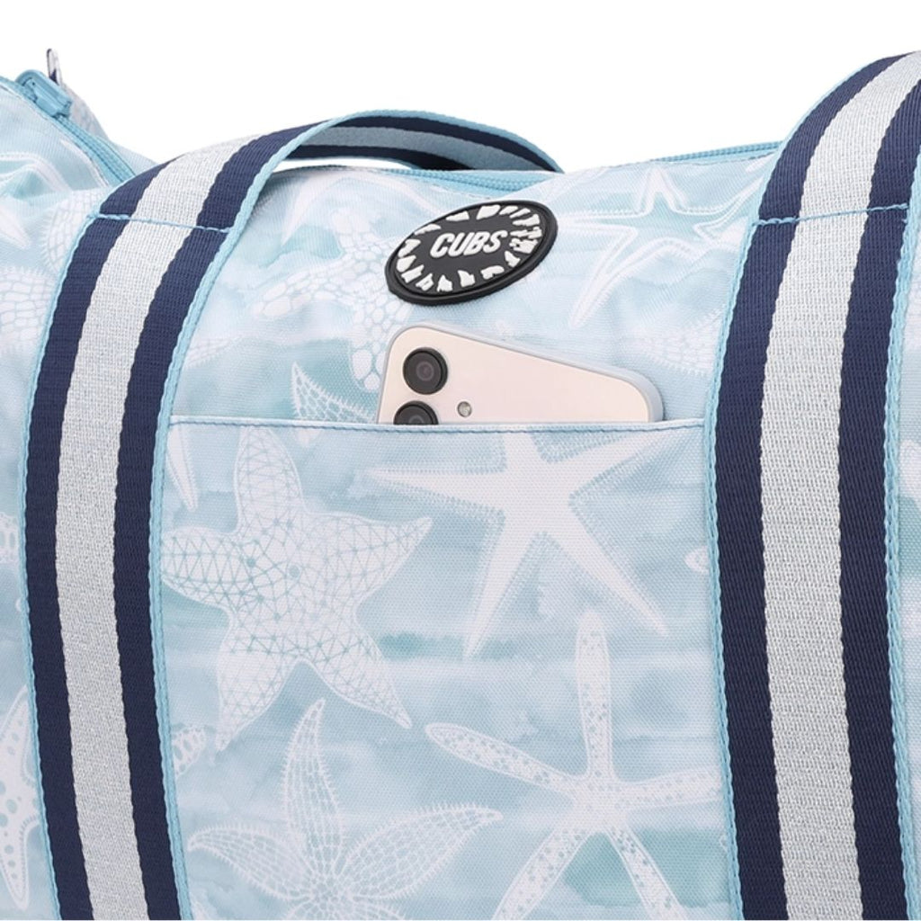 Stars and Flowers Double Face Tote Bag 19 L