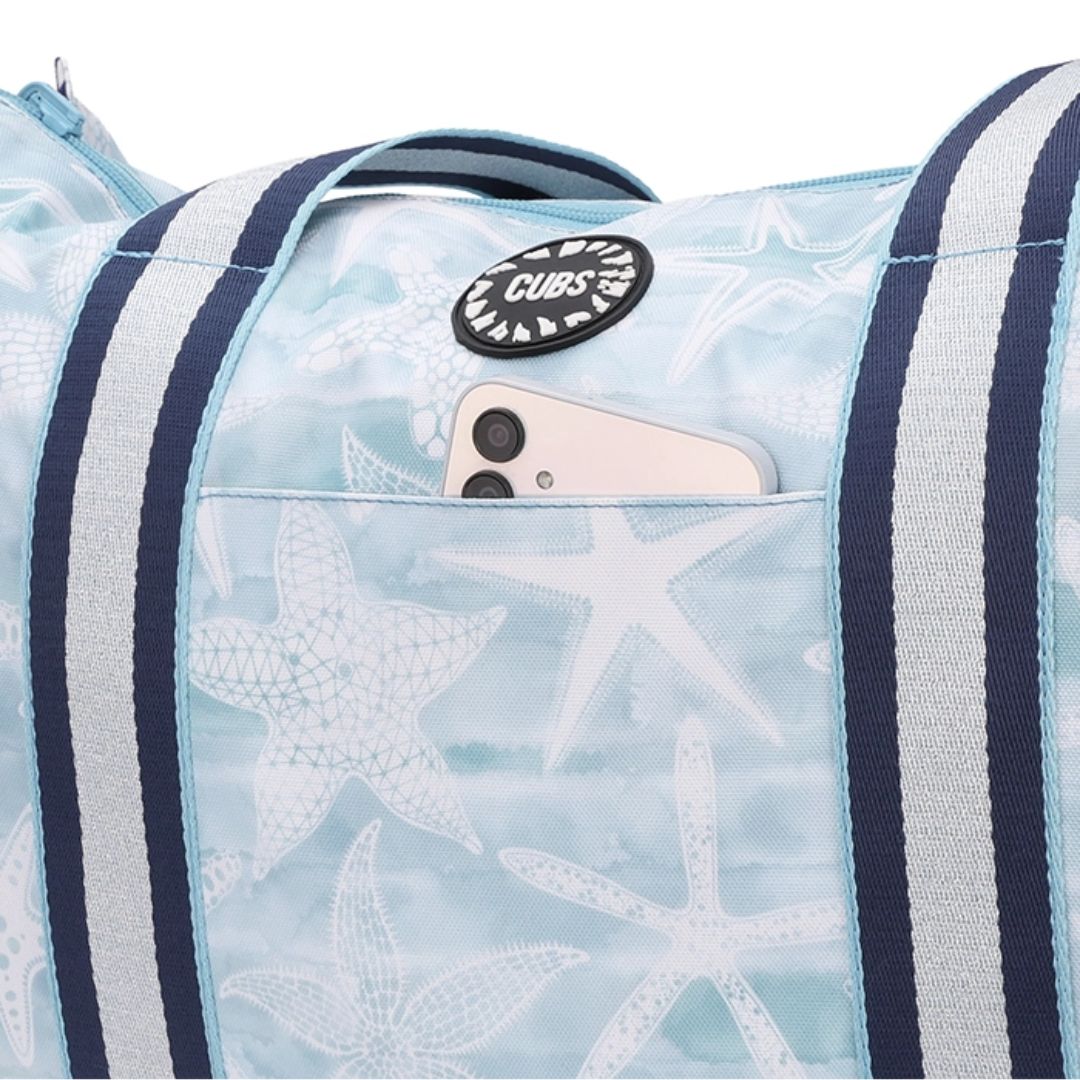 Stars and Flowers Double Face Tote Bag 19 L