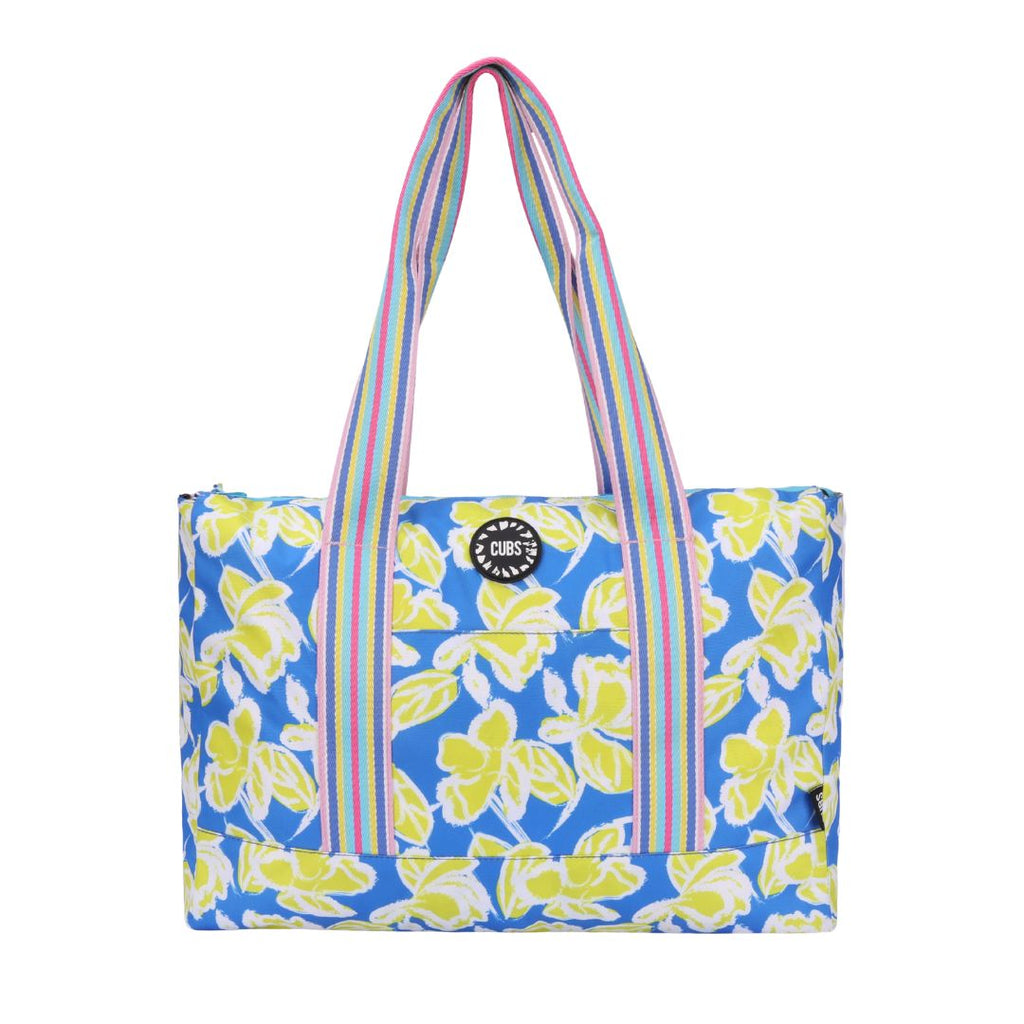 Ships and Flowers Double Face Tote Bag 19 L