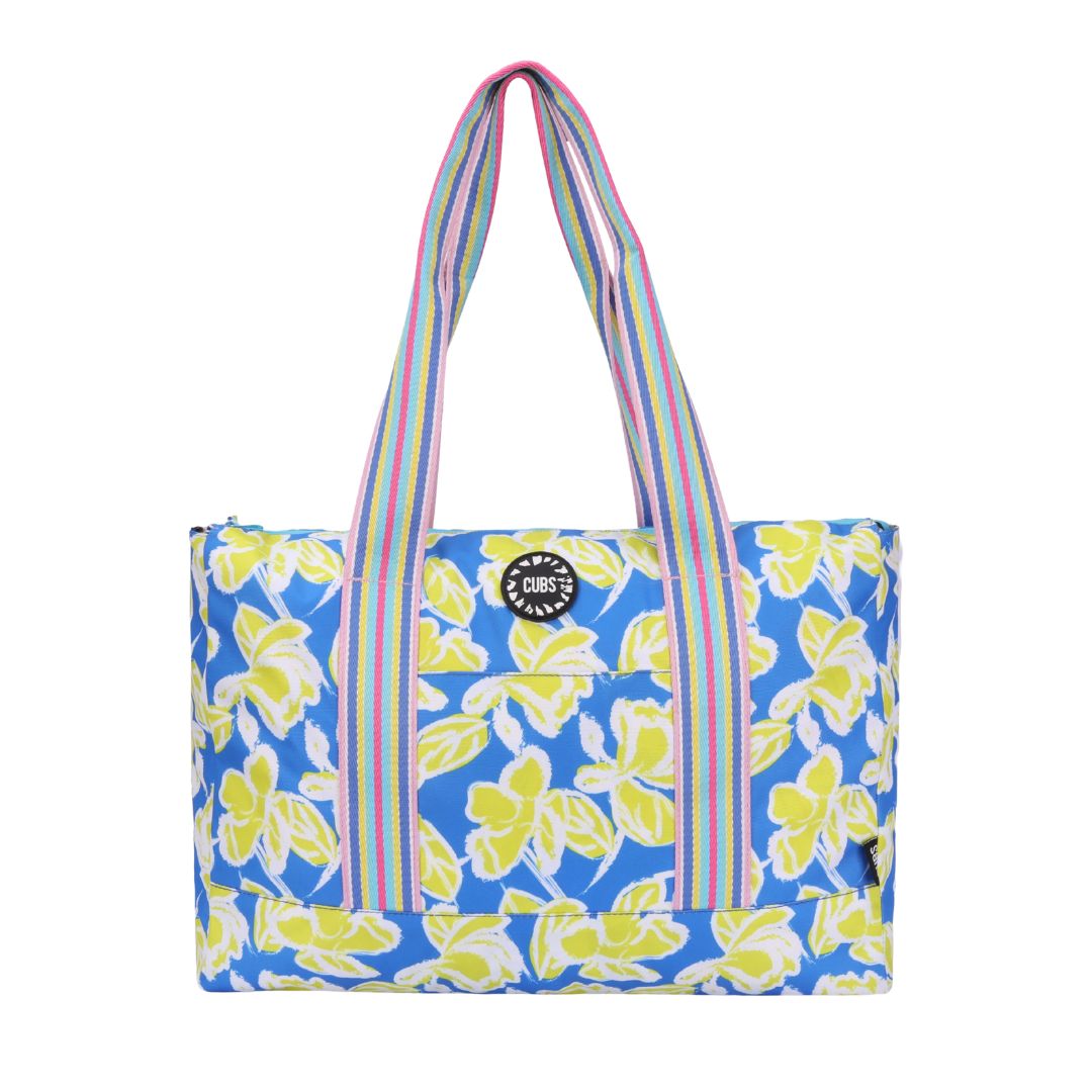 Ships and Flowers Double Face Tote Bag 19 L