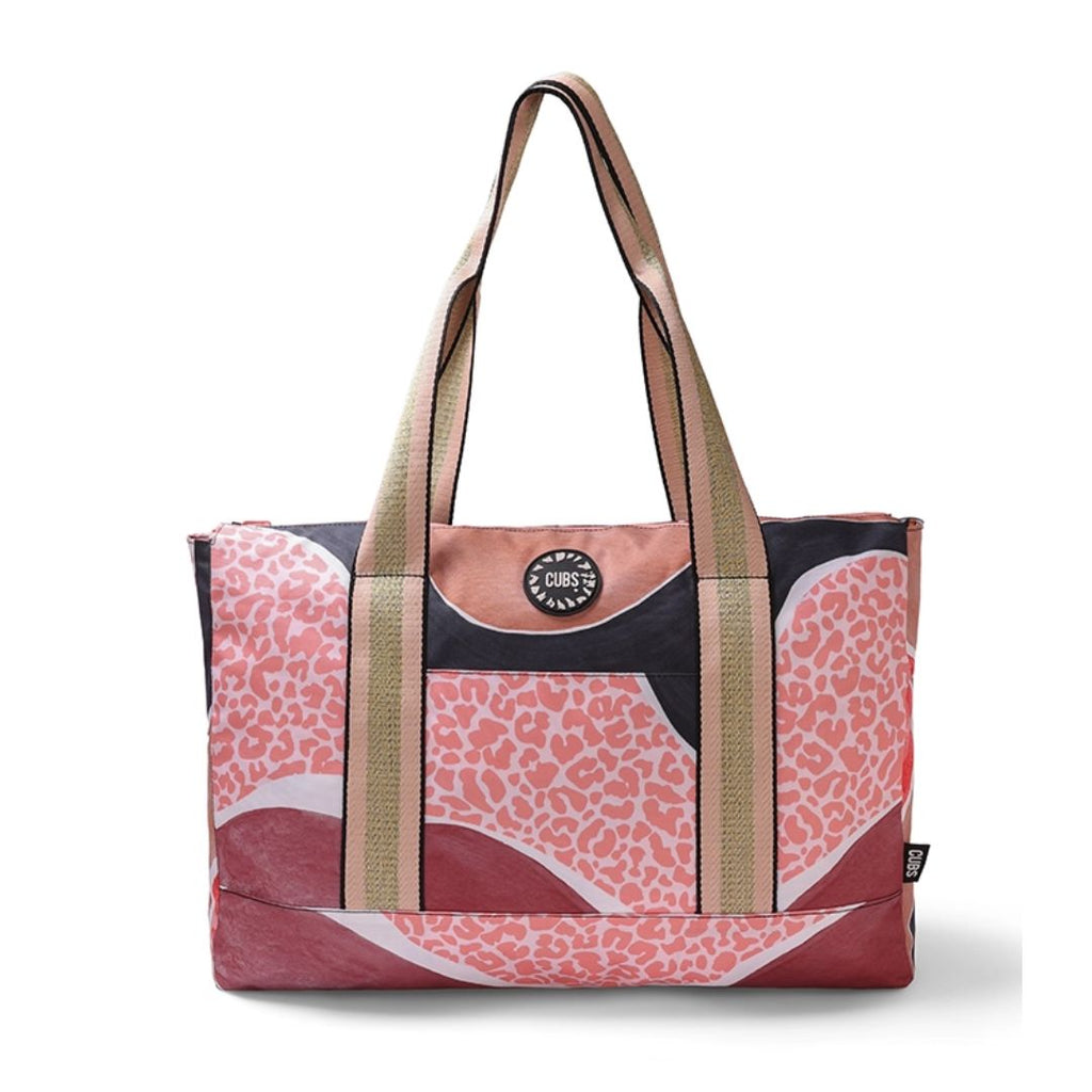 Brown Leopard Double Face Tote Bag 19 L