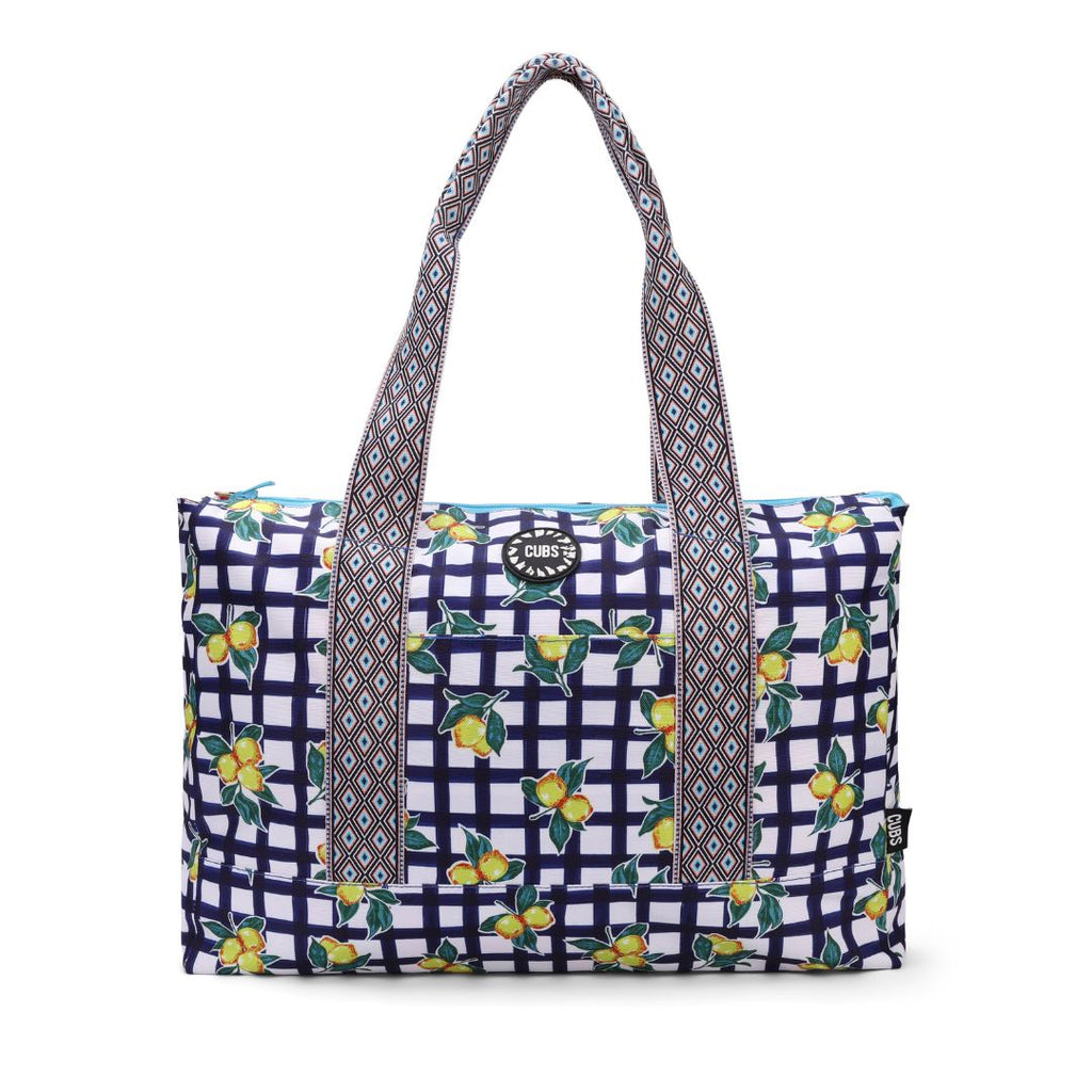 Flowery Tie Dye Double Face Tote Bag 19 L