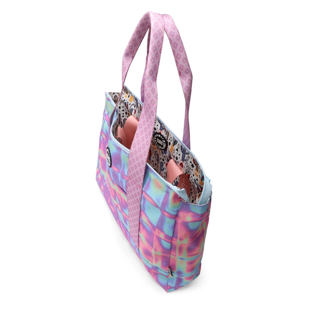 Pastel Colors and Cactus Double Face Tote Bag 19 L