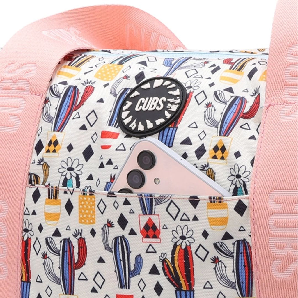 Pastel Colors and Cactus Double Face Tote Bag 19 L