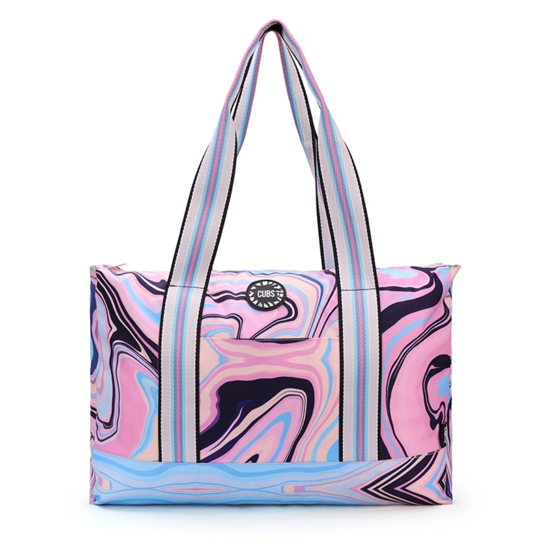 Cactus and Swirls Double Face Tote Bag 19 L