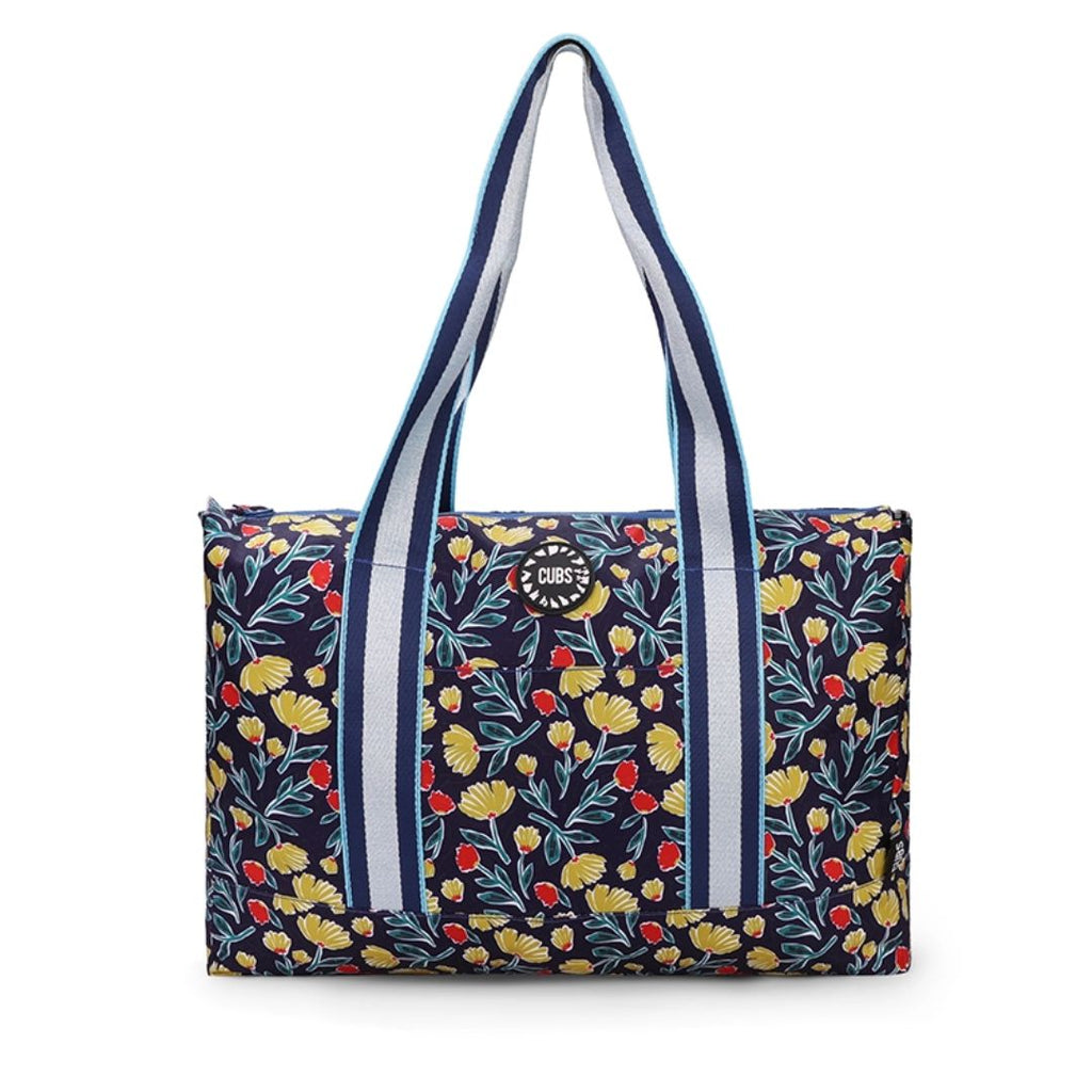 Waves and Gardens Double Face Tote Bag 19 L