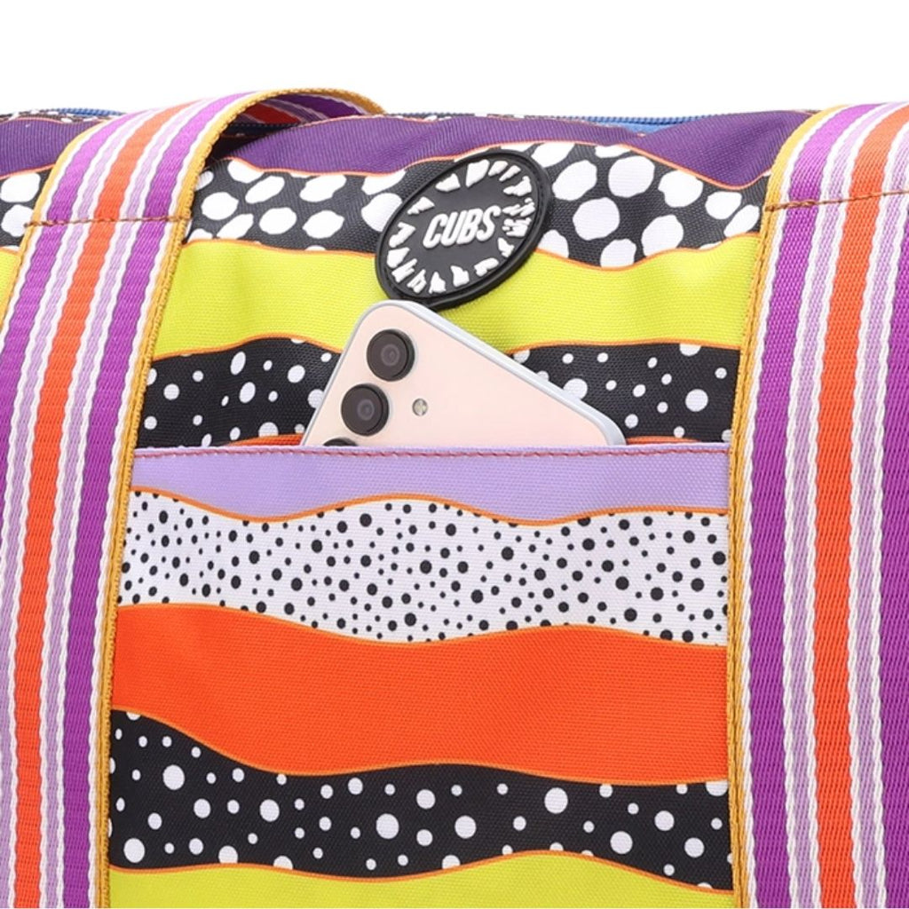 Waves and Gardens Double Face Tote Bag 19 L
