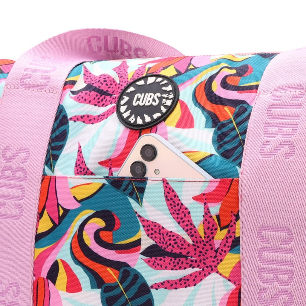 Black Pineapples and Colorful Forests Double Face Tote Bag 19 L