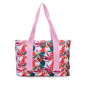 Black Pineapples and Colorful Forests Double Face Tote Bag 19 L
