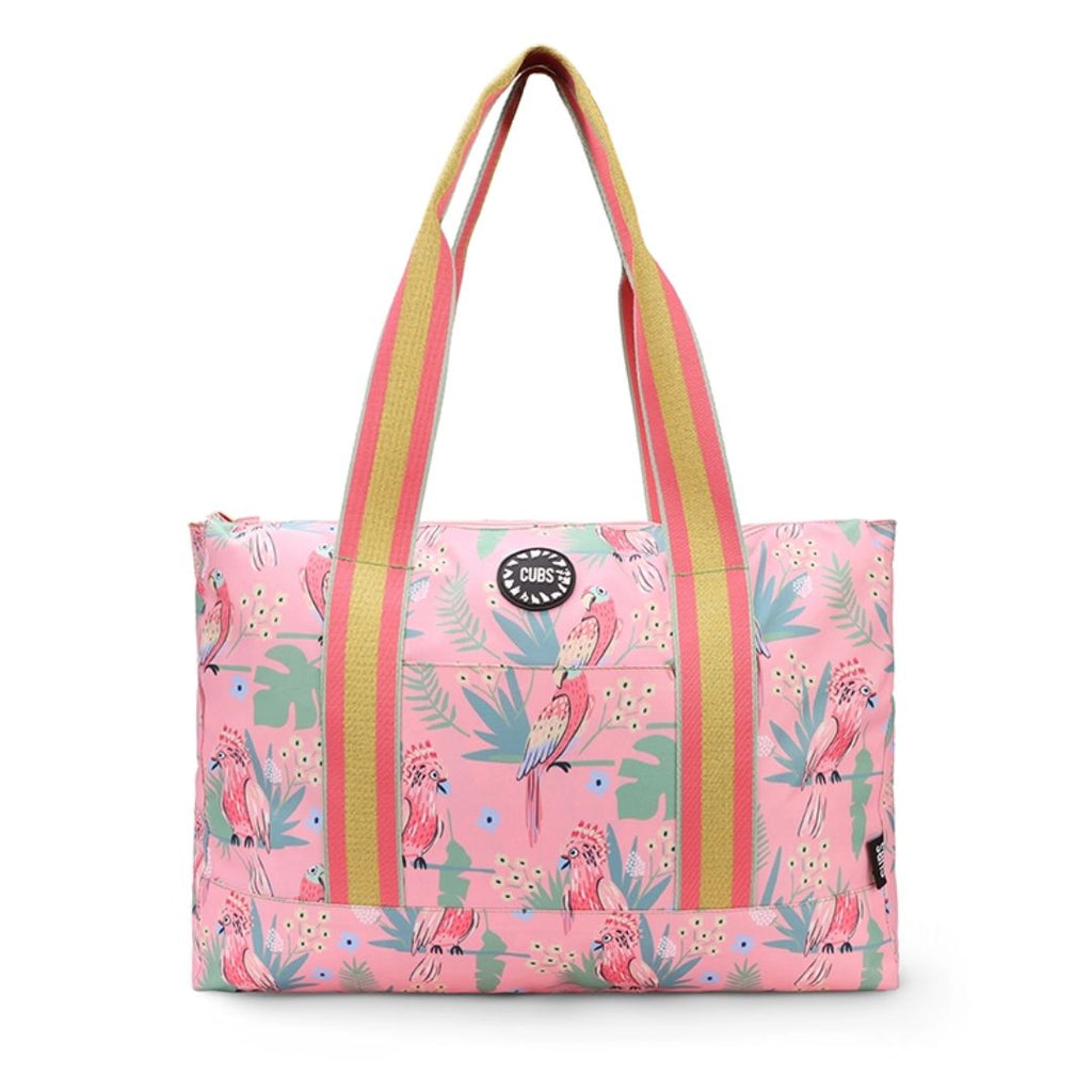 Pinkish Flowers Double Face Tote Bag 19 L