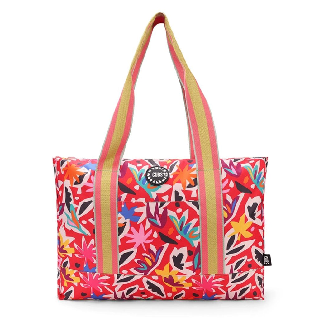 Pinkish Flowers Double Face Tote Bag 19 L