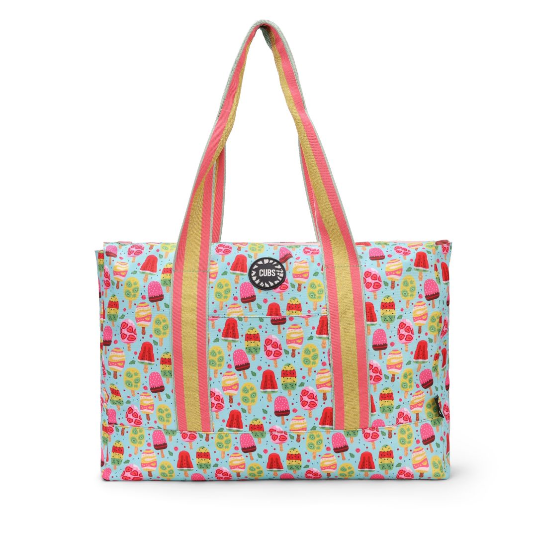 Pineapples and Ice Cream Double Face Tote Bag 19 L