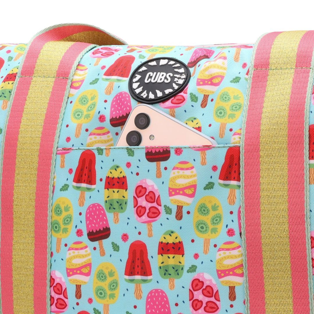 Pineapples and Ice Cream Double Face Tote Bag 19 L