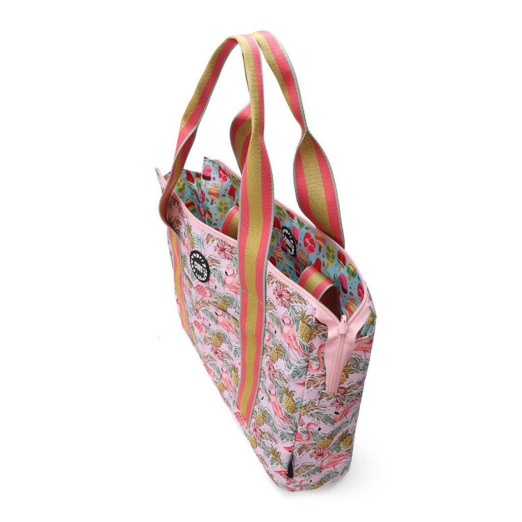 Pineapples and Ice Cream Double Face Tote Bag 19 L