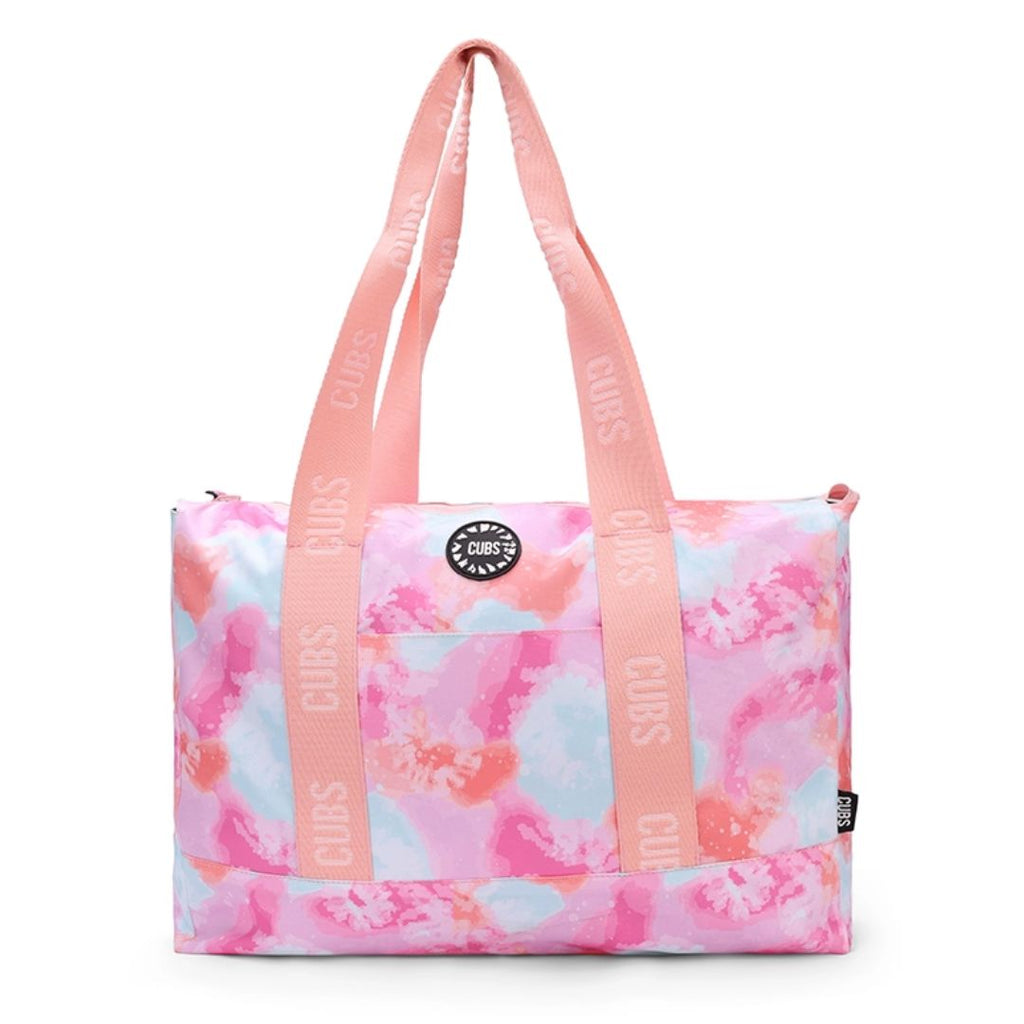 Black & Pink Tie Dye Double Face Tote Bag 19 L