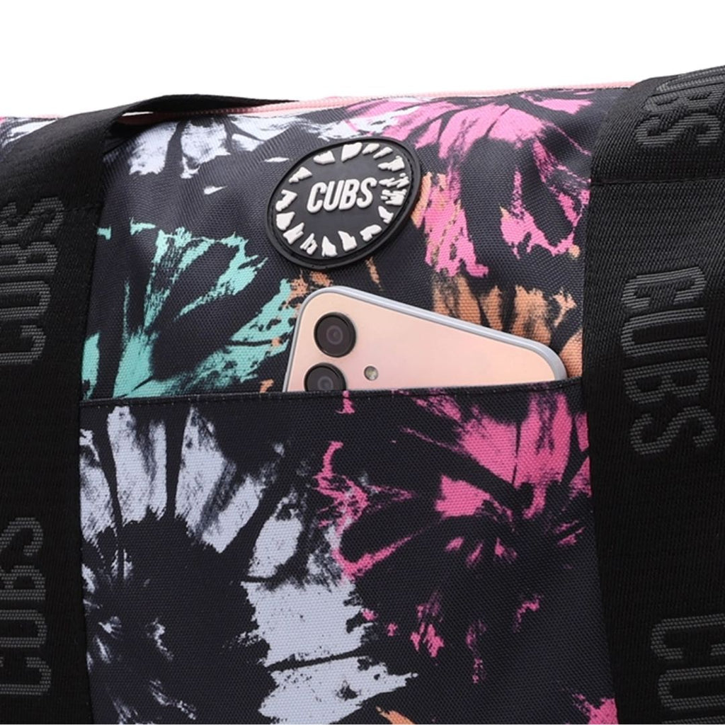Black & Pink Tie Dye Double Face Tote Bag 19 L