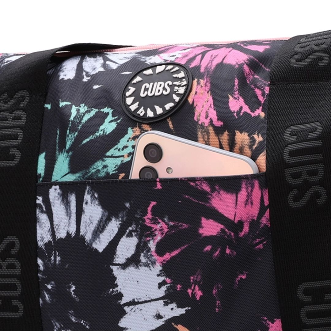 Black & Pink Tie Dye Double Face Tote Bag 19 L
