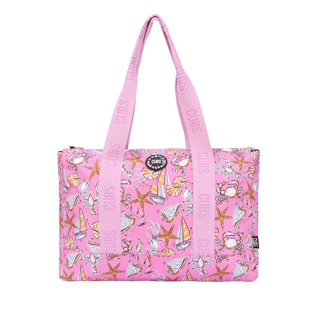 Leaves & Sea Shells Double Face Tote Bag 19 L
