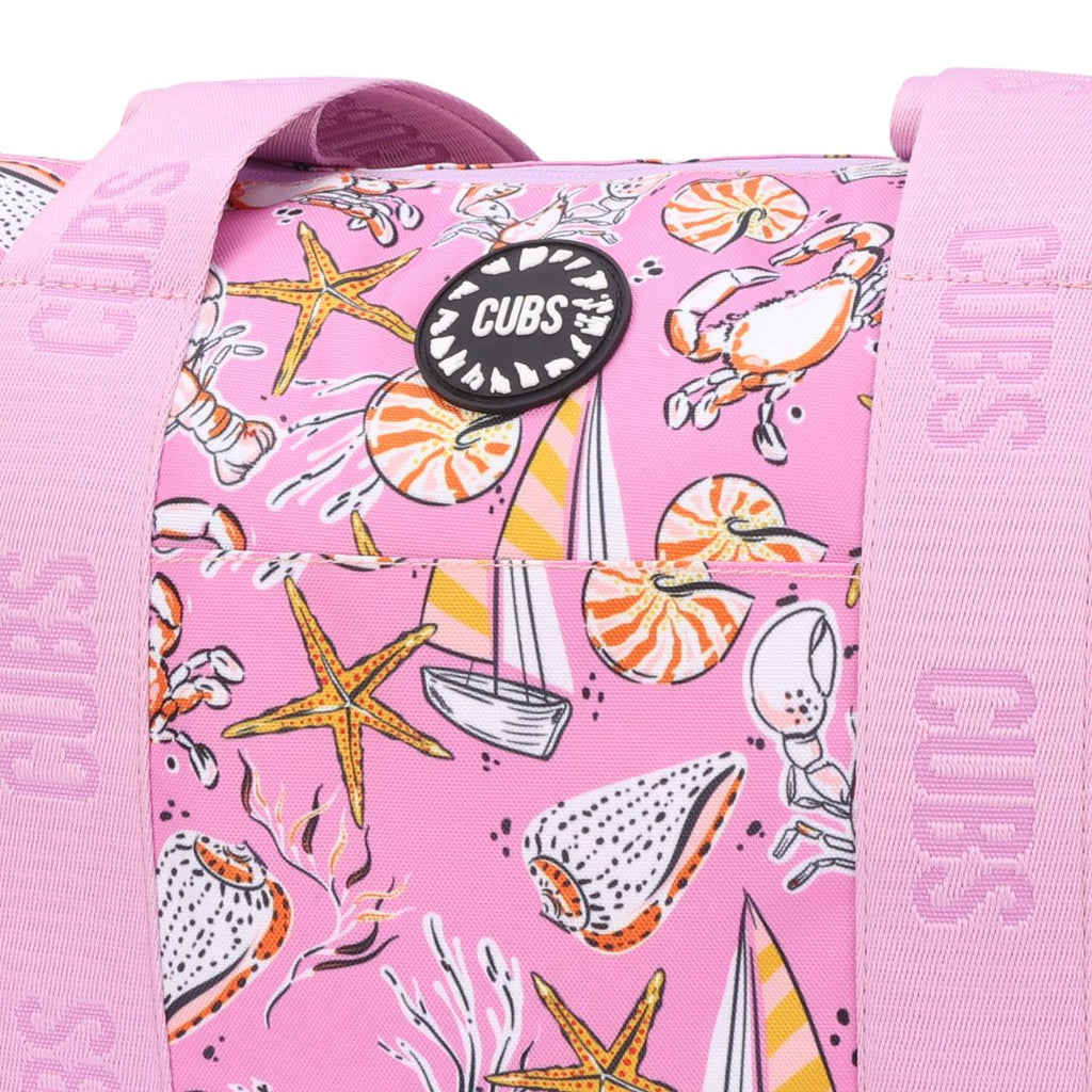 Leaves & Sea Shells Double Face Tote Bag 19 L