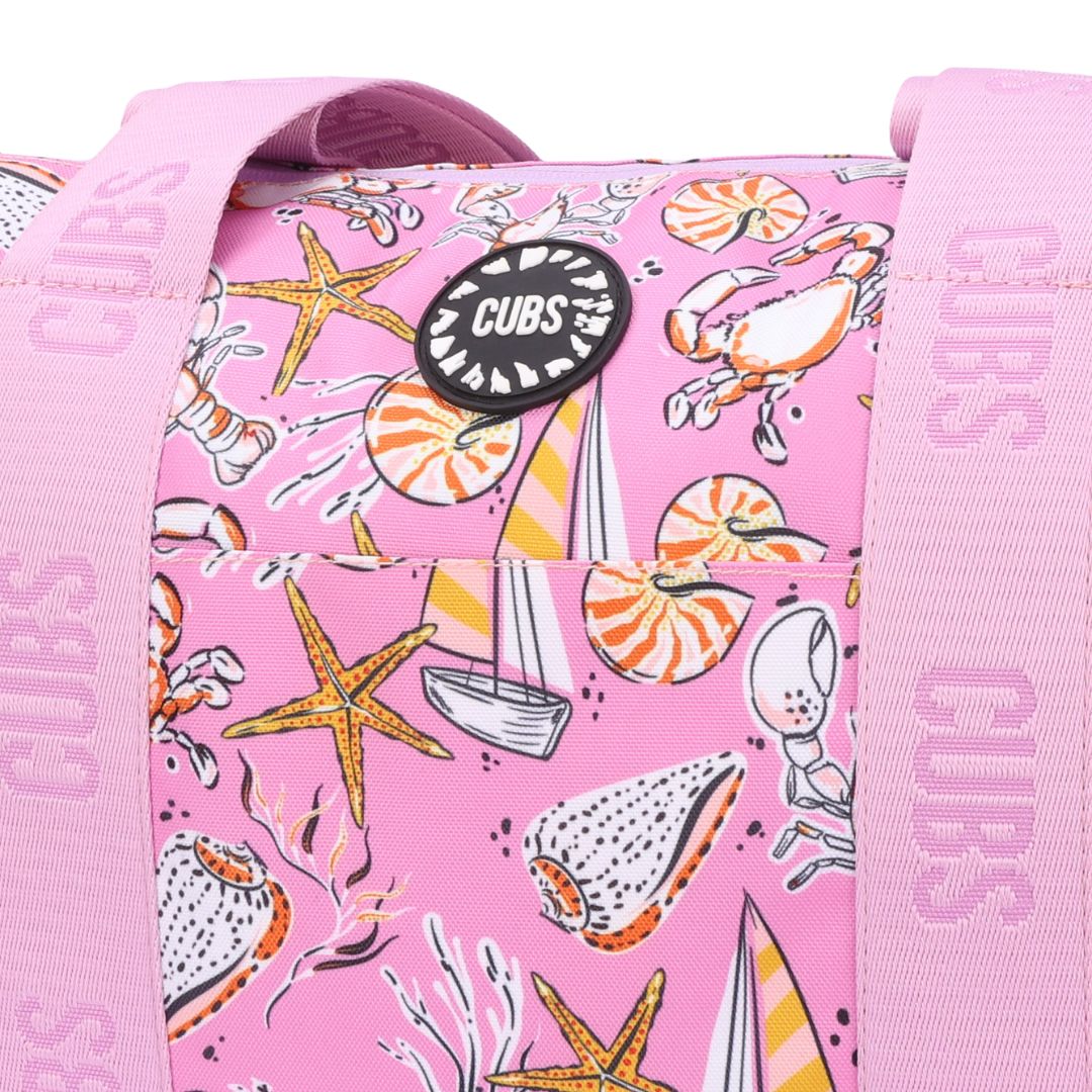 Leaves & Sea Shells Double Face Tote Bag 19 L