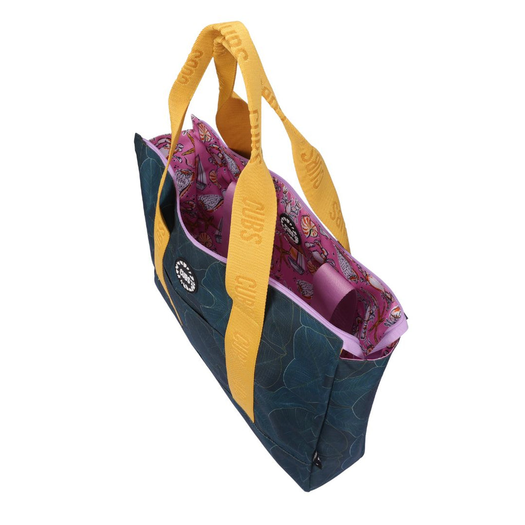 Leaves & Sea Shells Double Face Tote Bag 19 L