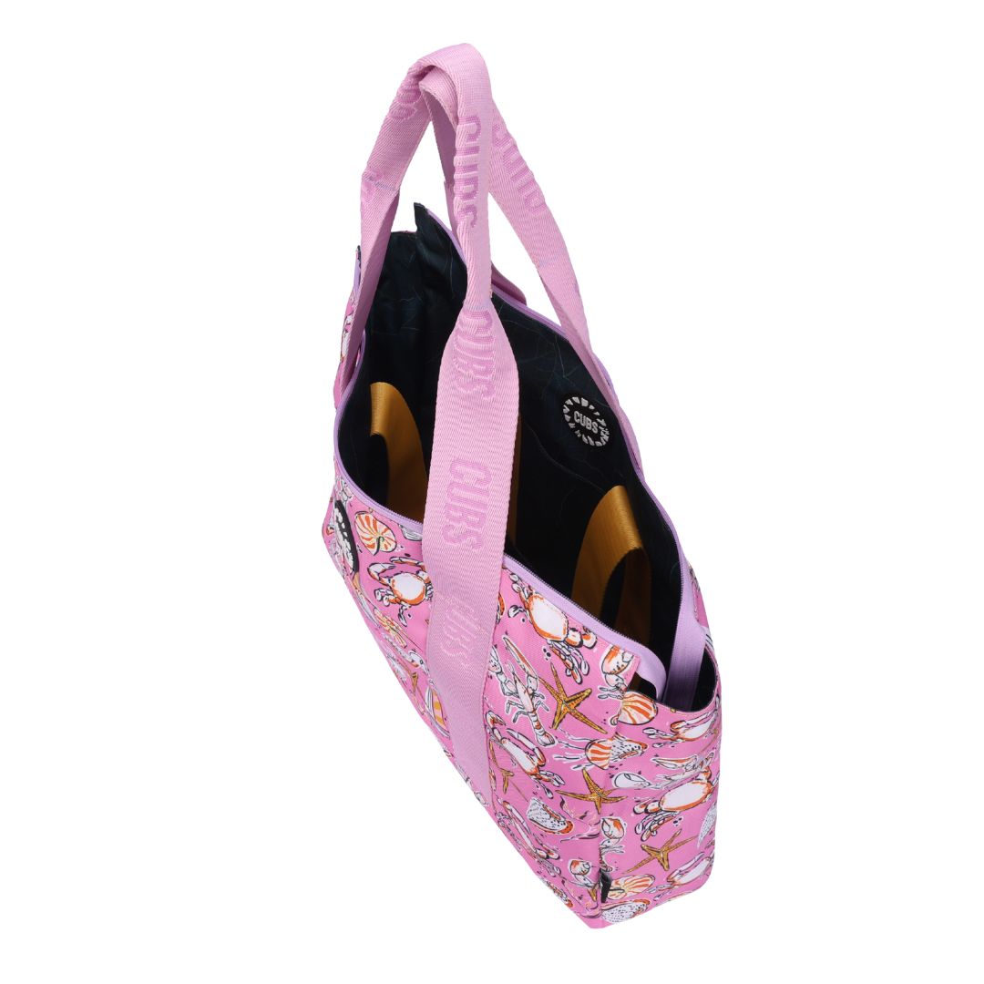 Leaves & Sea Shells Double Face Tote Bag 19 L