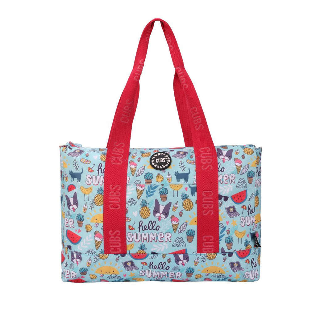 Shades of Summer Vibes Double Face Tote Bag 19 L