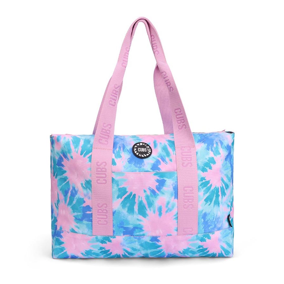 Colorful Vibes and Tie Dye Double Face Tote Bag 19 L