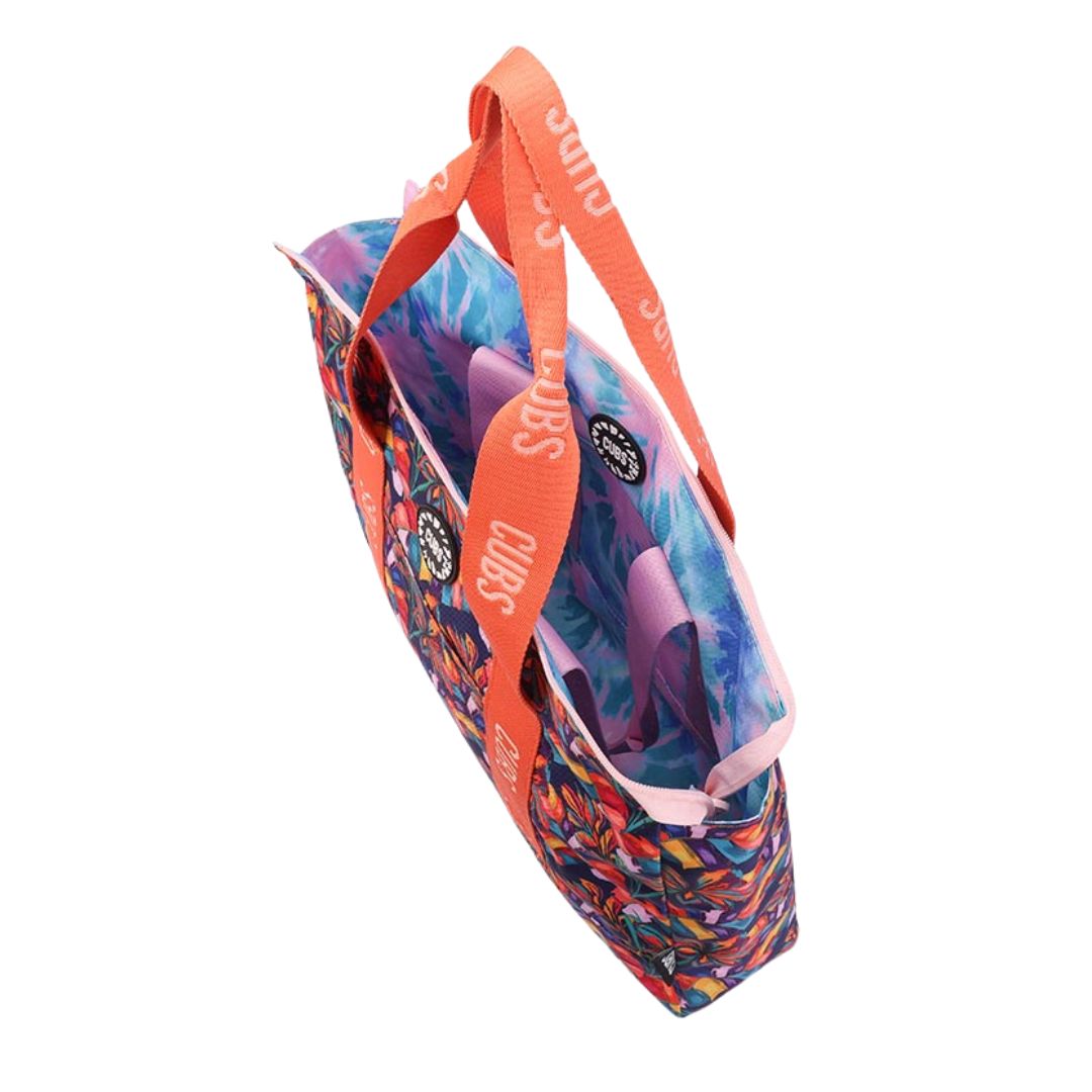 Colorful Vibes and Tie Dye Double Face Tote Bag 19 L