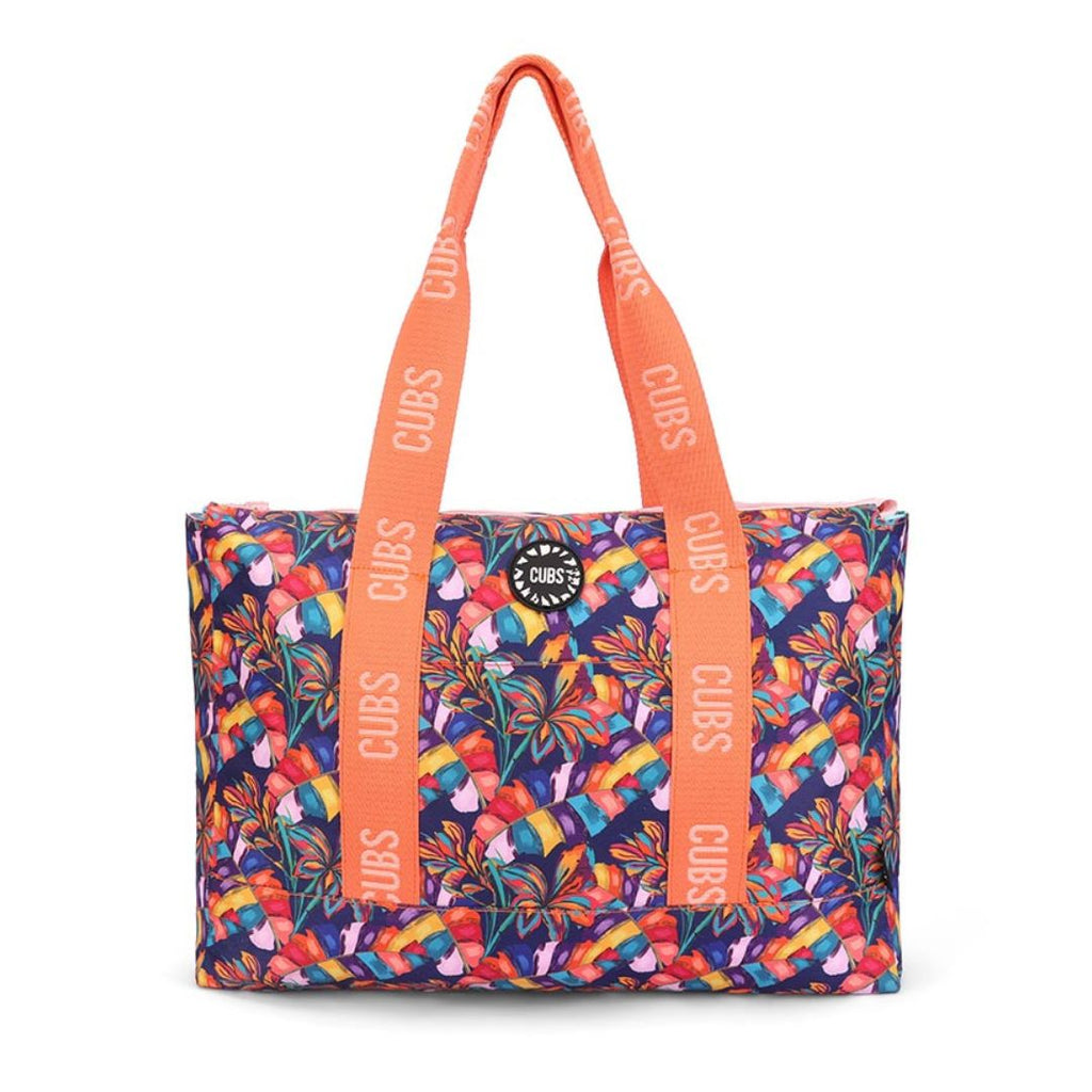 Colorful Vibes and Tie Dye Double Face Tote Bag 19 L