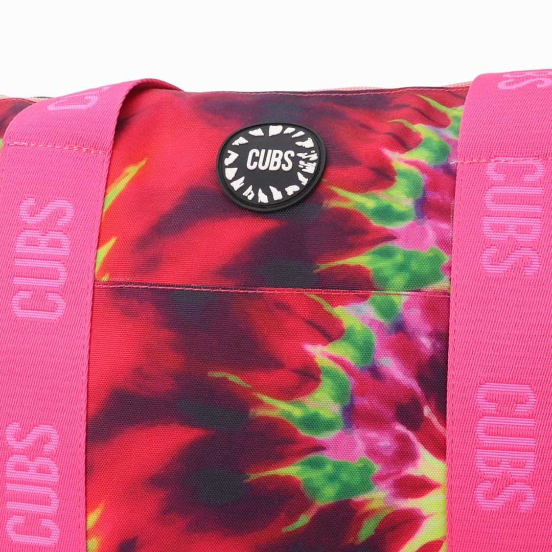 Tie Dye and Black Stars Double Face Tote Bag 19 L