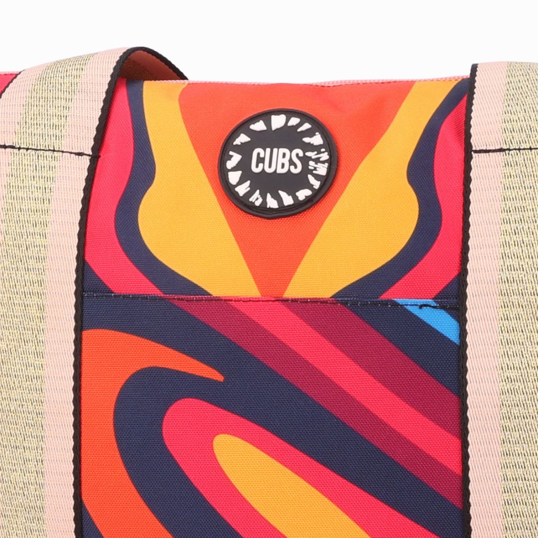 Swirls and Flamingos Double Face Tote Bag 19 L