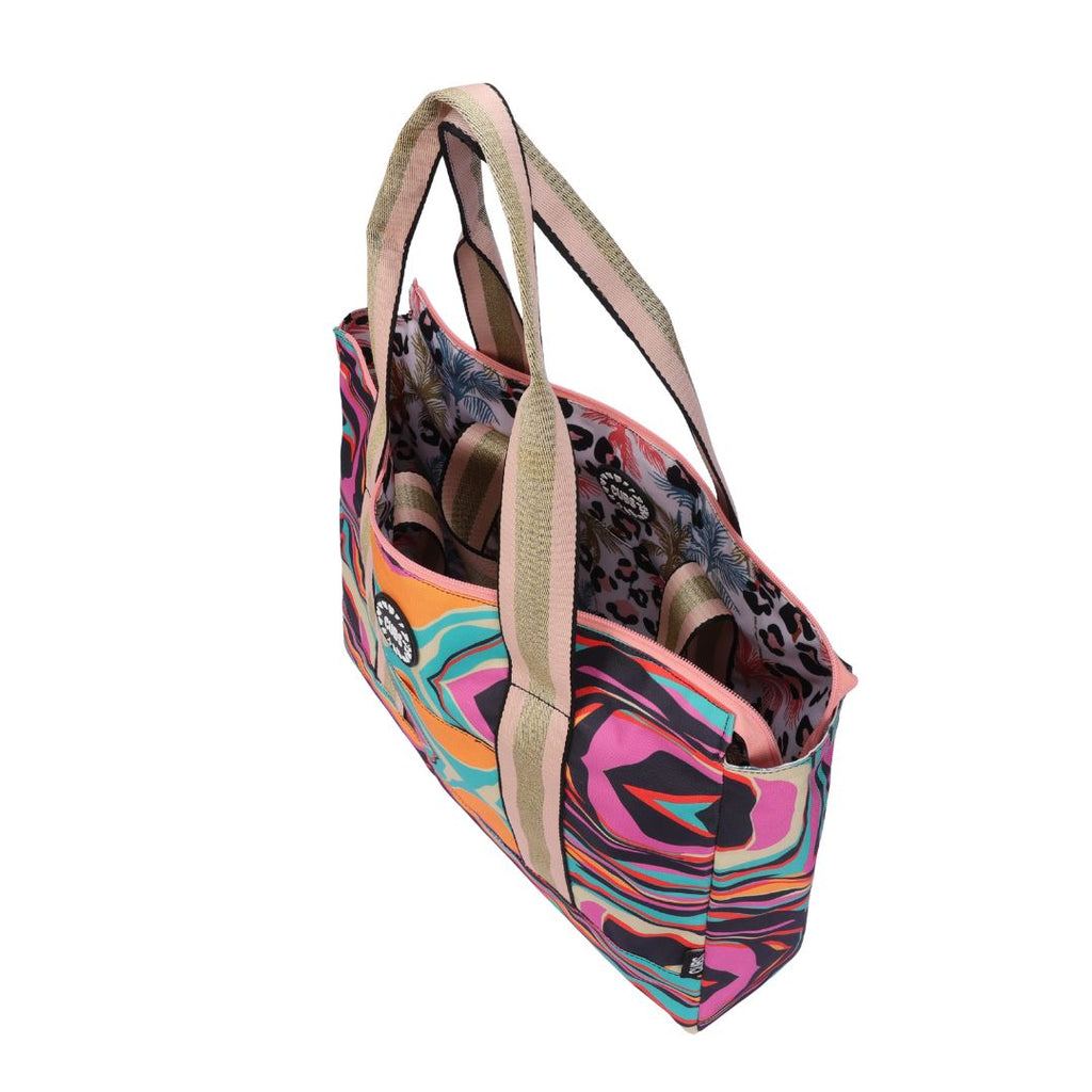 Shades of Brown Vibes Double Face Tote Bag 19 L