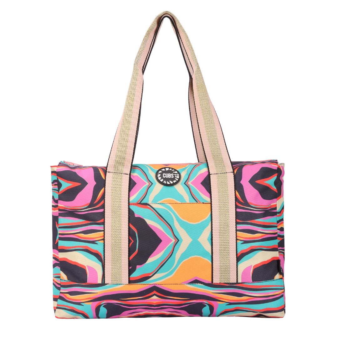 Shades of Brown Vibes Double Face Tote Bag 19 L