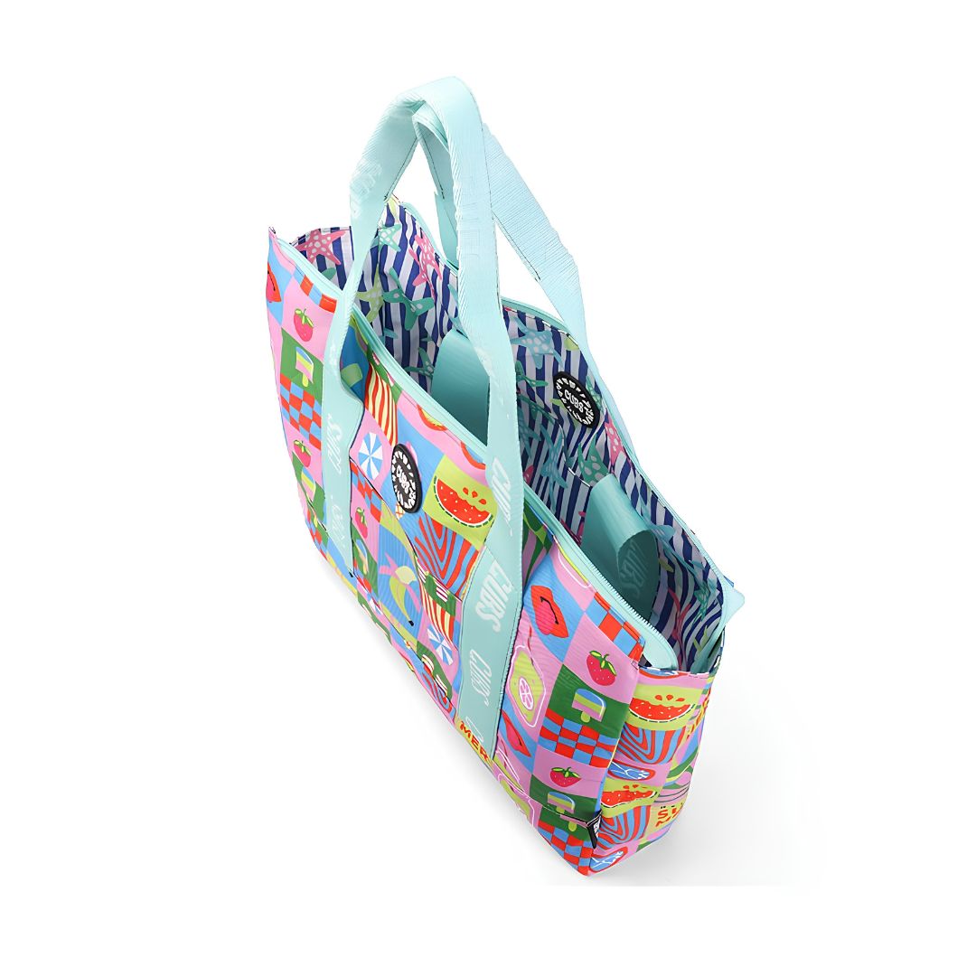 Every Day in Blue Double Face Tote Bag 19 L