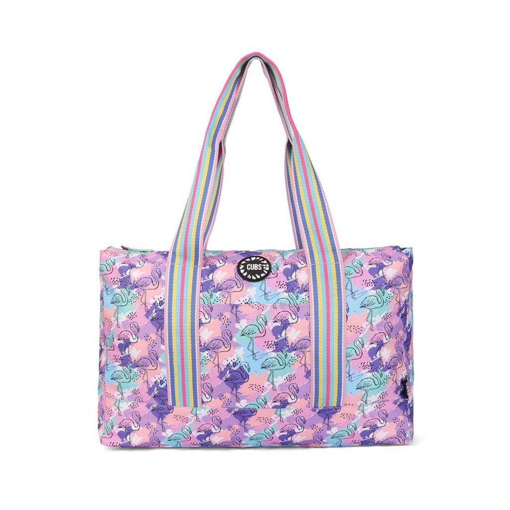 Ice-Cream and Flamingos Double Face Tote Bag 19 L