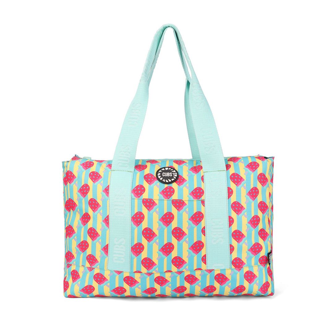 Ice-Cream and Flamingos Double Face Tote Bag 19 L