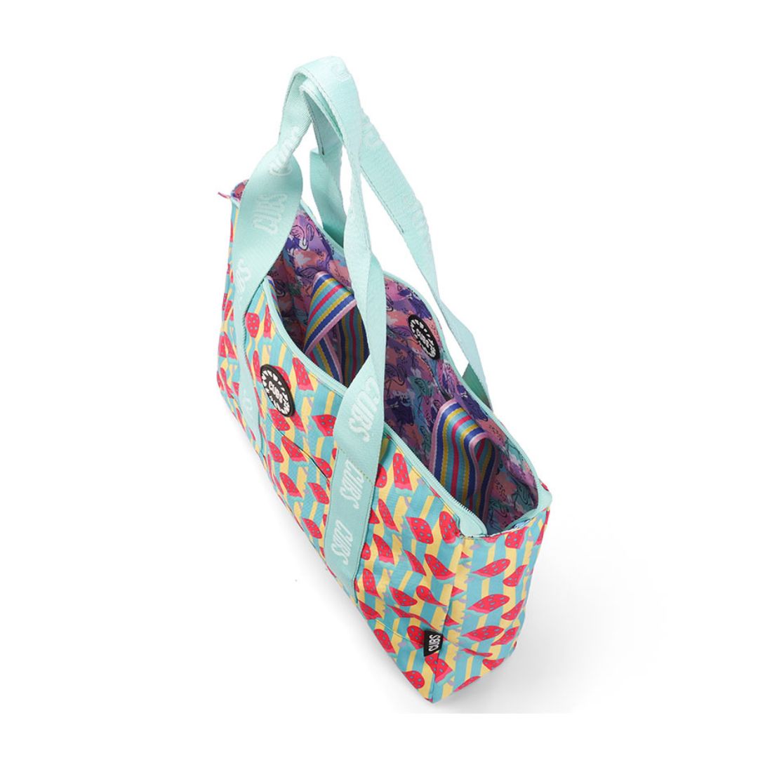Ice-Cream and Flamingos Double Face Tote Bag 19 L
