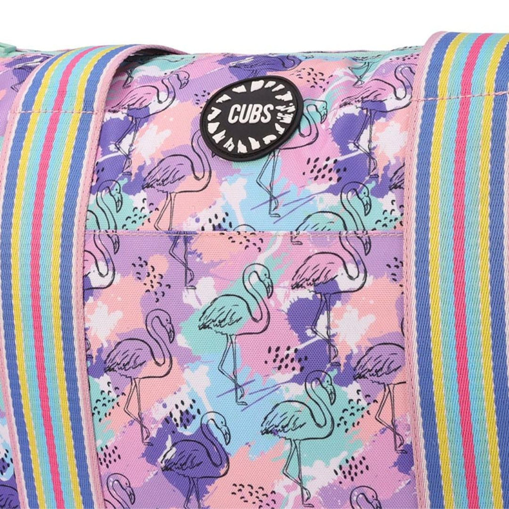 Ice-Cream and Flamingos Double Face Tote Bag 19 L